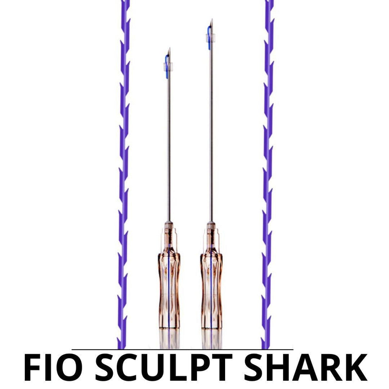 FIOS DE PDO SCULPT SHARK LIFTKING MOLDING TRACAO 19G100MM COM 20 UNIDADES